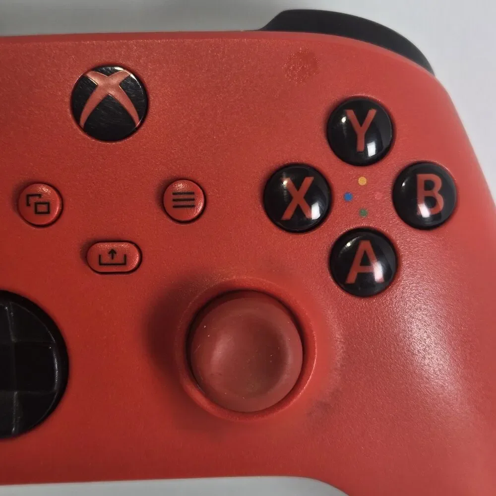 Xbox Series X|S Wireless Controller Model 1914 white & Red Tested *EUC